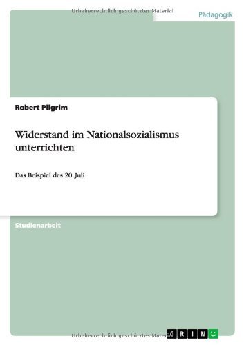 Cover for Pilgrim · Widerstand im Nationalsozialism (Bog) [German edition] (2009)