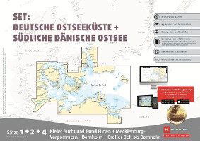 Cover for Delius Klasing Vlg GmbH · Sportbootkarten Satz 1, 2 und 4   Set: Deutsche Ostseeküste und Südliche Dänische Ostsee (Ausgabe 2022 (Map) (2022)