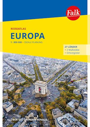 Cover for Falk Reiseatlas Europa 1:800.000 (Bok) (2024)