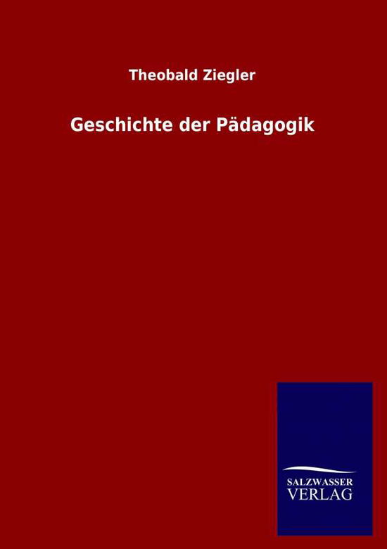 Cover for Theobald Ziegler · Geschichte Der Pädagogik (Paperback Book) [German edition] (2014)