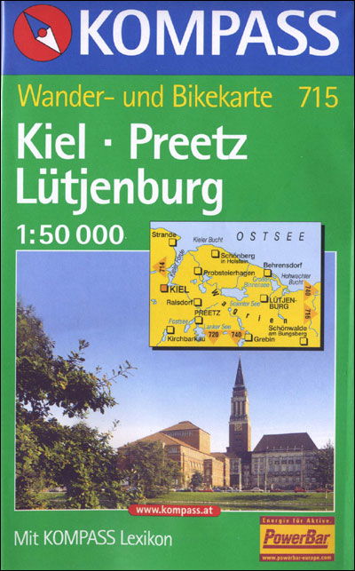 Cover for Mair-Dumont / Kompass · Kompass Wanderkarte: Kiel - Preetz - Lütjenburg (Hardcover Book) (2005)