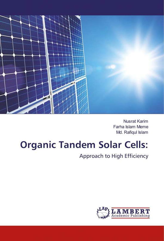 Cover for Karim · Organic Tandem Solar Cells: (Book)