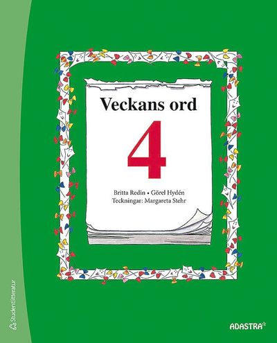 Veckans ord 4 - Britta Redin - Książki - Studentlitteratur AB - 9789144072425 - 31 maja 2011