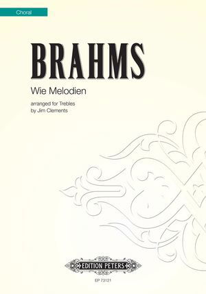 Cover for Johannes Brahms · Wie Melodien (Partituren) (2017)