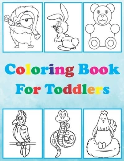 Cover for Ethan Bloom · Coloring Book For Toddlers (Paperback Book) (2021)