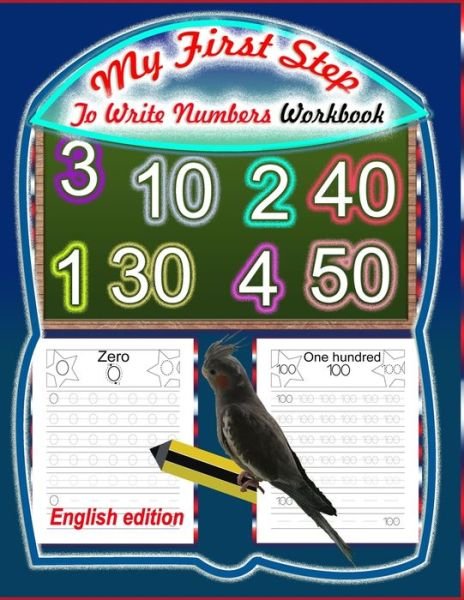 Cover for Sa Elbers · My First Step To Write Numbers Workbook-English Edition (Pocketbok) (2021)