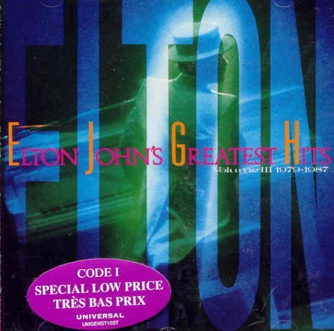 Cover for Elton John · Greatest Hits Vol.3 -12tr (CD) (1990)