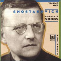 Shostakovich Complete Songs  Vol One - Lukoninburyukovaevtodieva - Musikk - DELOS - 0013491330426 - 27. juni 2011