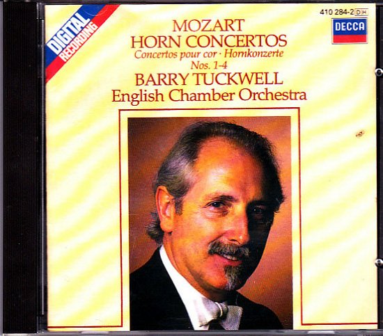 Cover for Barry Tuckwell · Mozart  Horn Concertos (CD)