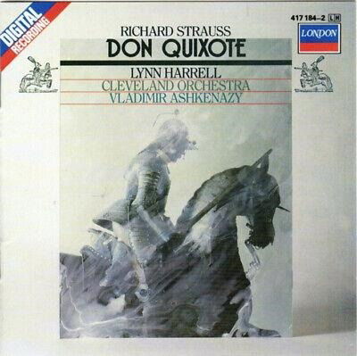 Cover for Harrell Lynn / Vernon Robert / Cleveland Orchestra / Ashkenazy Vladimir · Don Quixote, Op. 35 / Dance of the Seven Veils from ''salome'' Op. 54 (CD) (1986)