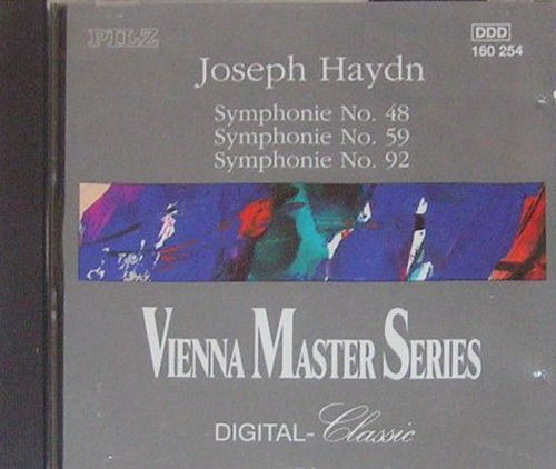 Cover for Philharmonia Slavonica / Adolph Henry · Symphonies Nos. 48 / 59 / 92 (CD) (1991)