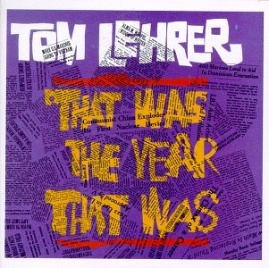 That Was The Year That Wa - Tom Lehrer - Música - WARNER BROTHERS - 0075992743426 - 2 de maio de 1990