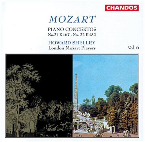 Cover for Mozart / Shelley / London Mozart Players · Piano Concertos (CD) (1995)