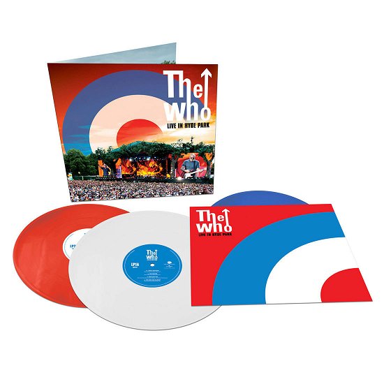 Cover for The Who · Live in Hyde Park (Red, Blue, White Vinyl) (LP) [Limited edition] (2020)