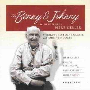 Cover for Herb Geller · To Benny  Johnny With Love (CD) (2008)