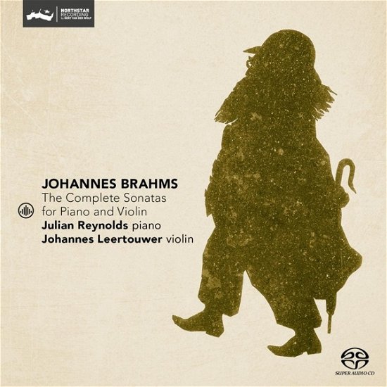 Cover for Leertouwer, Johannes / Julian Reynolds · Brahms: the Complete Sonatas for Piano and Violin (CD) (2023)