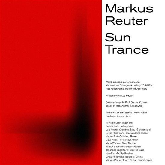 Sun Trance - Markus Reuter - Musique - MOONJUNE - 0692287910426 - 16 octobre 2020