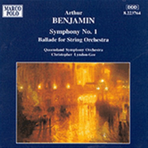 Cover for Queensland Symphony Orchestra · Benjamin: Symphony No. 1 / Ballade For String Orchestra (CD) (1996)