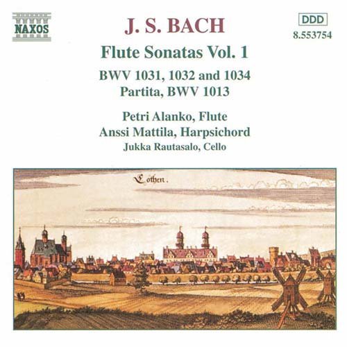 Flute Sonatas Vol.1 - Johann Sebastian Bach - Musik - NAXOS - 0730099475426 - 24. November 1997