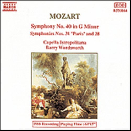 Cover for Mozart / Wordsworth · Symphonies 28, 31 &amp; 40 (CD) (1994)
