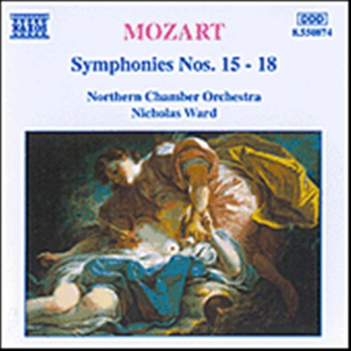 Cover for Mozart / Ward / Northern Chamber Orchestra · Symphonies 15-18 (CD) (1995)