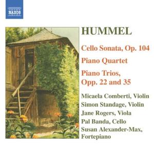 Cello Sonata / Piano Quartet / Trios - J.N. Hummel - Musiikki - NAXOS - 0747313269426 - maanantai 7. marraskuuta 2005