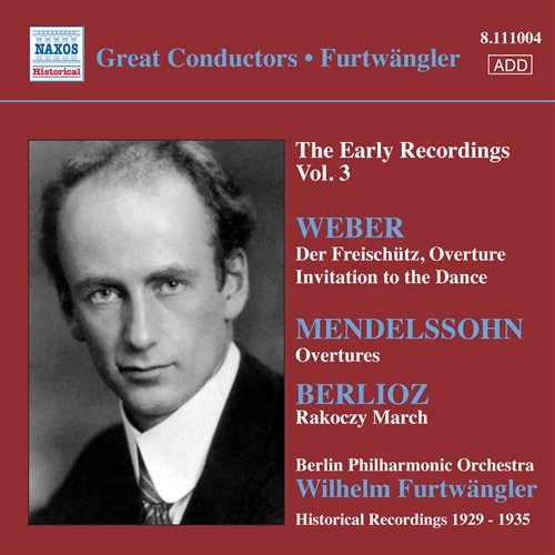 Early Recordings Vol. 3 - Furtwangler,wilhelm & Berlin - Musik - Naxos Historical - 0747313300426 - 28. April 2009