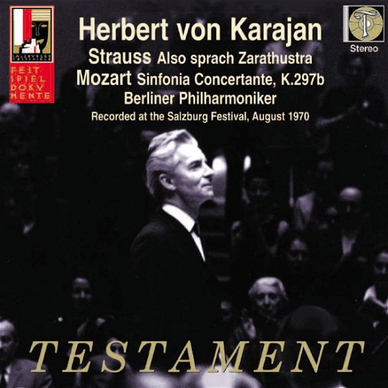 Sinfonia Concertante K297b / Also sprach Zarathustra, Op. 30 Testament Klassisk - Berliner Philharmoniker / Karajan - Musik - DAN - 0749677147426 - 23. Oktober 2012