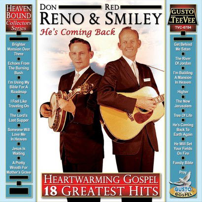 Cover for Reno,don / Smiley,red · Heartwarming Gospel: 18 Greatest Hits (CD) (2014)