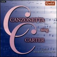 Carter / Canzonetta / Davies · Canzonetta Sing Carter (CD) (2000)