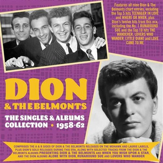 Cover for Dion &amp; the Belmonts · The Singles &amp; Albums Collection 1957-1962 (CD) (2020)