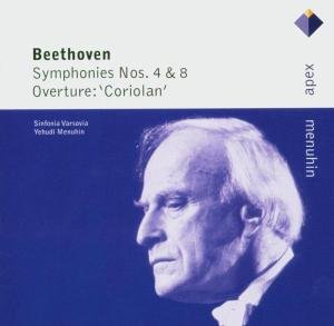 Cover for Beethoven / Menuhin · Symphony 4 &amp; 8 Coriolan (CD) (2006)