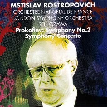 Cover for Mstislav Rostropovitch · Symphony No.2 &amp; Symphony-concerto For Cello &amp; Orchestra (CD)