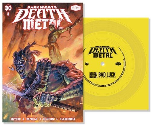 Cover for Denzel Curry · Bad Luck (Dark Nights: Death Metal # 3 Soundtrack) (Yellow Vinyl) (Indies) (LP)