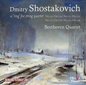Cover for D. Shostakovich · String Quartets No.10,11, &amp; 13 (CD) (2016)
