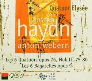 Haydn-Webern - Quatuor Elysee - Musik - ZIG ZAG TERRITOIRES - 3760009290426 - 15. marts 2005