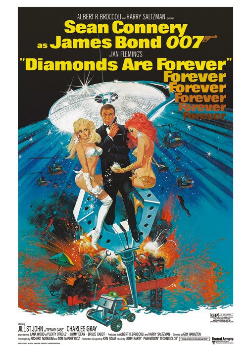 Cover for James Bond · James Bond: Diamonds Are Forever (Cartolina) (MERCH)