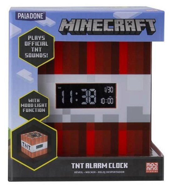 Minecraft TNT Alarm Clock Merchandise - Paladone - Merchandise - Paladone - 5055964767426 - 