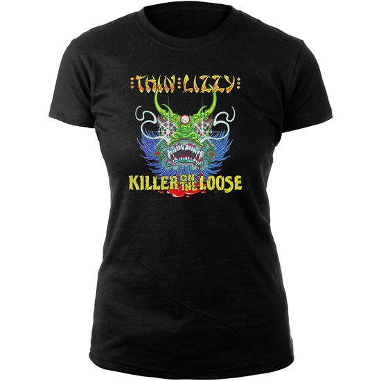 Thin Lizzy Ladies T-Shirt: Killer Lady - Thin Lizzy - Produtos -  - 5056012036426 - 