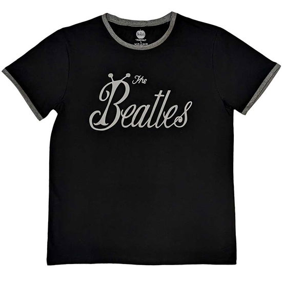 The Beatles Unisex Ringer T-Shirt: Bug Logo - The Beatles - Merchandise -  - 5056737209426 - December 1, 2023