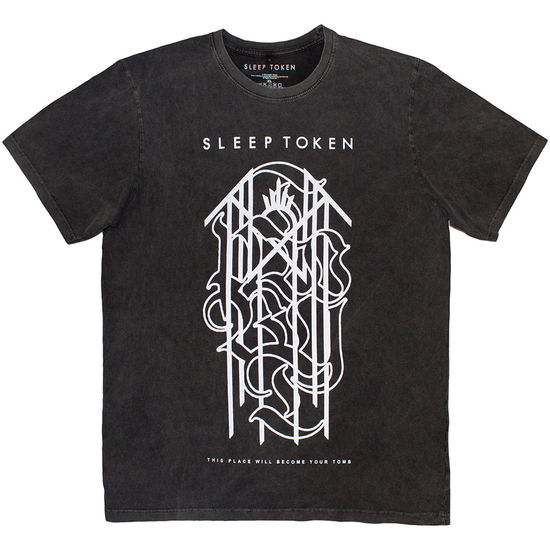 Cover for Sleep Token · Sleep Token Unisex Stone Wash T-Shirt: Tomb Sigil (T-shirt) [size S] (2025)