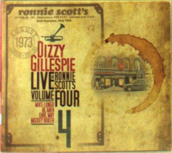 Cover for Dizzy Gillespie · Live at Ronnie Scott's Iv (CD) (2014)