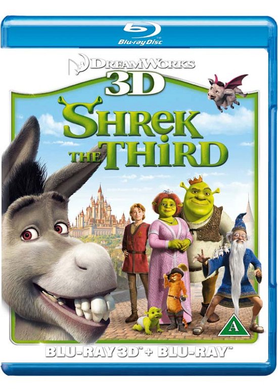 Shrek 3 - The Third - Shrek den Tredje - 3D - Filme - FOX - 7332505003426 - 6. Dezember 2011