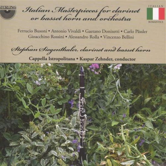 Italian Masterpieces for Clarinet or Basset Horn - Siegenthaler / Capella Istropolitana / Zehnder - Music - STE - 7393338109426 - October 25, 2011