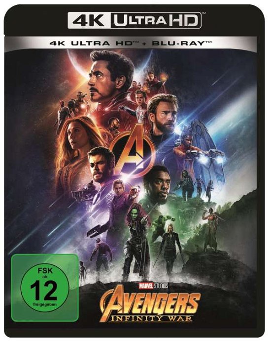 Cover for Marvels The Avengers - Infinity War  (+ BR) (Blu-ray) (2018)