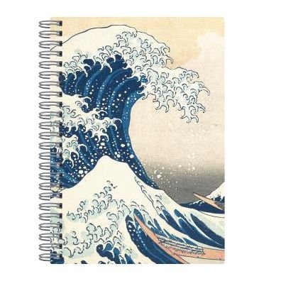 Hokusai Great Wave Wire-O Journal 6 X 8.5" - Sarah McMenemy - Livros - Galison - 9780735357426 - 11 de fevereiro de 2019