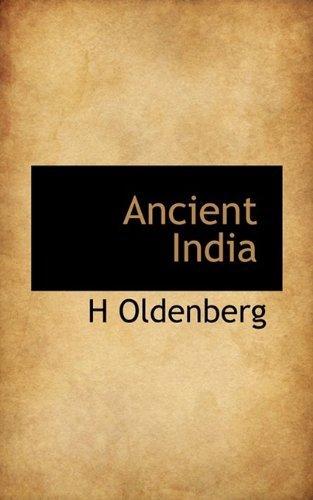 Cover for H Oldenberg · Ancient India (Paperback Book) (2009)