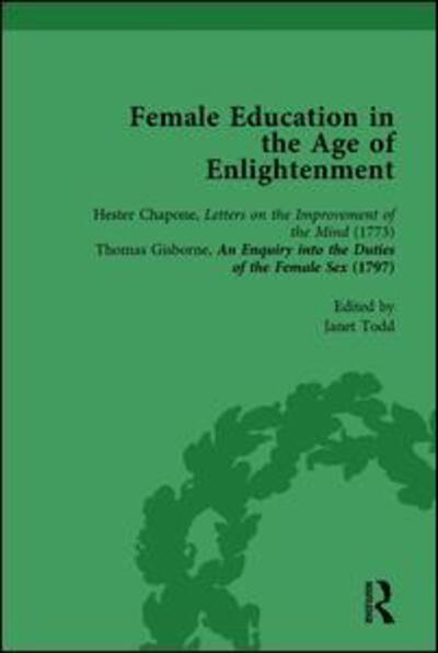 Female Education in the Age of Enlightenment,vol 2 - Janet Todd - Books - Taylor & Francis Ltd - 9781138753426 - March 1, 1996