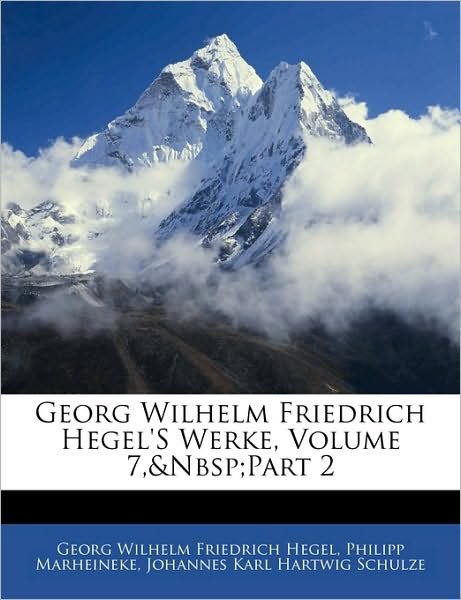 Cover for Hegel · G.W.Fr.Hegel's Werke.2/7 (Book)