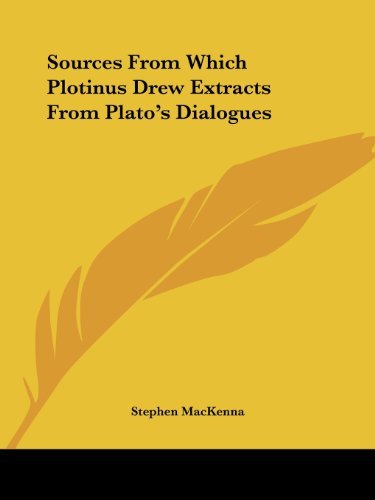 Cover for Stephen Mackenna · Sources from Which Plotinus Drew Extracts from Plato's Dialogues (Paperback Bog) (2005)
